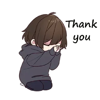 🙏 emoji Menhera-kun Telegram sticker 5 of 119