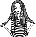 😒 emoji Girl 2 Telegram sticker 18 of 40