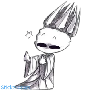 Sticker from Hollow Knight