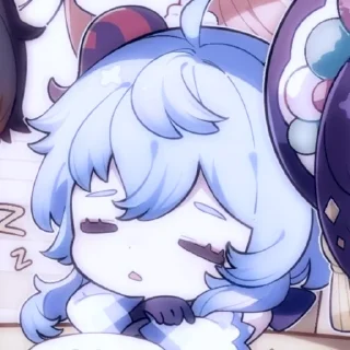 💤 emoji 𝐠𝐚𝐧𝐲𝐮 (＿ ＿*) Z z z | @MUZYAAsticker Telegram sticker 20 of 44