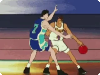 😶 emoji Sebastian's Slam Dunk love's Telegram sticker 14 of 34