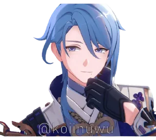🤔 emoji Ayato Telegram sticker 18 of 50