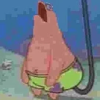 🍆 emoji Patrick Telegram sticker 8 of 31