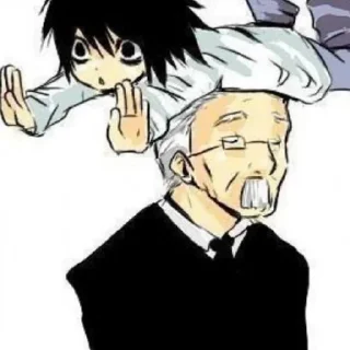 🤪 emoji L death note Telegram sticker 13 of 13