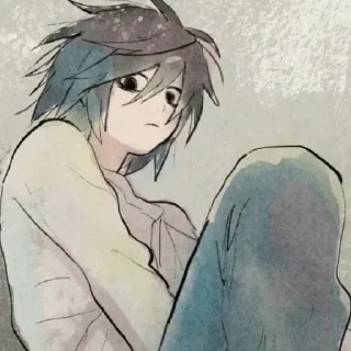 🦔 emoji L-death note Telegram sticker 19 of 21