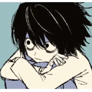 Sticker from L-death note