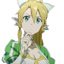 🤔 emoji @STIKERFORALL SWORD ART ONLINE Telegram sticker 22 of 85