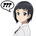 ❓ emoji @STIKERFORALL SWORD ART ONLINE Telegram sticker 17 of 85
