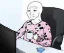 😞 emoji Wojak Telegram sticker 8 of 71