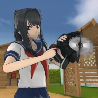 Sticker from yandere simulator @stickermily