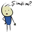 ❓ emoji Qonşu - Soru - Türkçə Telegram sticker 9 of 10