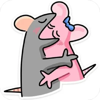 ❤ emoji Крыски 🐀 Telegram sticker 7 of 20