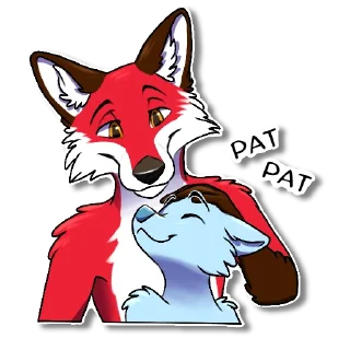 💆‍♀️ emoji Xavier Fox, by Una Telegram sticker 22 of 108