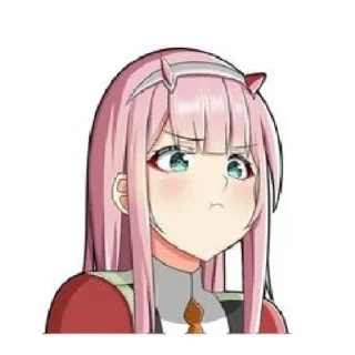 Sticker from Zero two