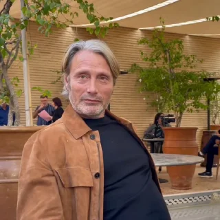 🍂 emoji Mads Mikkelsen @EliotSticker Telegram sticker 12 of 40