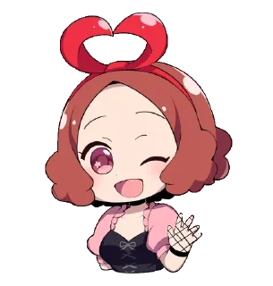 💖 emoji 🎀Haru Okumura @Lindadotwav Telegram sticker 8 of 24