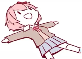 🙃 emoji Sayori-pack by @sayoriforever Telegram sticker 12 of 40