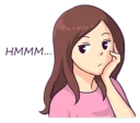 😒 emoji You & I : Intimate Telegram sticker 21 of 33