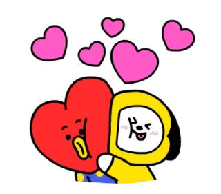 💞 emoji @WithBTS Ultra BT21 Telegram sticker 11 of 26