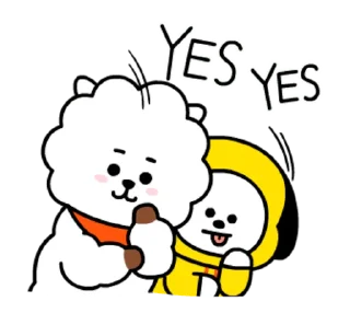 🤗 emoji @WithBTS Ultra BT21 Telegram sticker 14 of 26