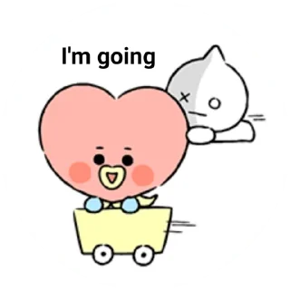 🙋‍♂ emoji @WithBTS Baby BT21 Telegram sticker 22 of 26