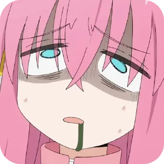 👄 emoji Bocchi Telegram sticker 12 of 56