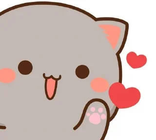 👋 emoji Peach&Goma Telegram sticker 7 of 100