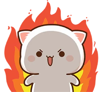 😡 emoji Peach & Goma @CenterOfSticker Telegram sticker 16 of 50