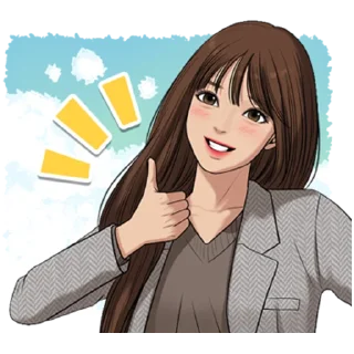 Sticker from True Beauty @Nekostickerss