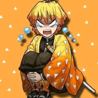Sticker from Zenitsu Agatsuma