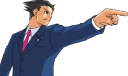 Sticker from Phoenix Wright