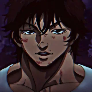 Sticker from Baki Hanma