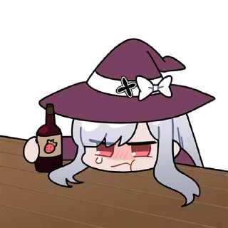 😪 emoji Revived Witch | @KyouinArchive Telegram sticker 22 of 23