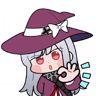 😉 emoji Revived Witch | @KyouinArchive Telegram sticker 21 of 23