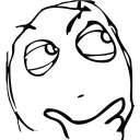 😯 emoji Troll Face Telegram sticker 12 of 77