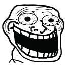 😂 emoji Troll Face Telegram sticker 3 of 77