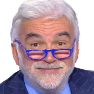 🙂 emoji Pascal Praud Telegram sticker 12 of 15