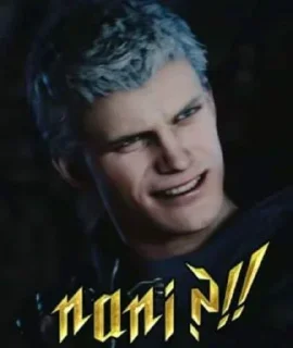 😐 emoji Devil may cry Telegram sticker 6 of 52