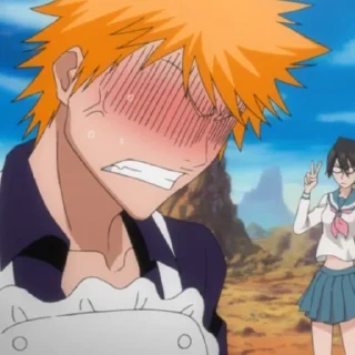 🤭 emoji Bleach Telegram sticker 8 of 67