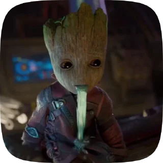 Sticker from Groot @marvelvideosticker