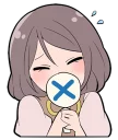 Sticker from Little cute girl Momo