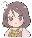 Sticker from Little cute girl Momo
