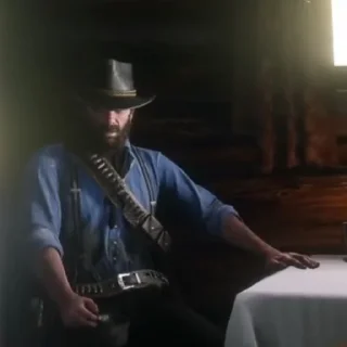 🪔 emoji Arthur Morgan Telegram sticker 16 of 80