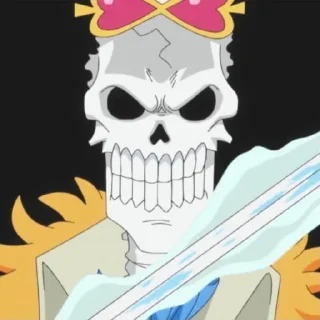 😡 emoji Brook @StickersofAnime Telegram sticker 5 of 61