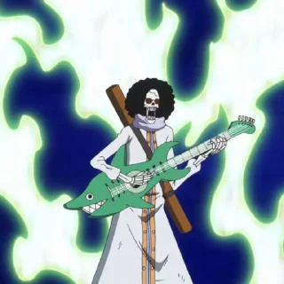 💀 emoji Brook @StickersofAnime Telegram sticker 20 of 61