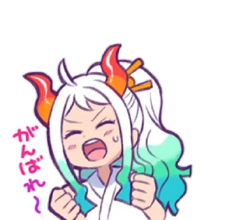 😅 emoji Yamato official Telegram sticker 18 of 25