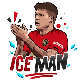 👏 emoji Manchester United official stickers Telegram sticker 7 of 91