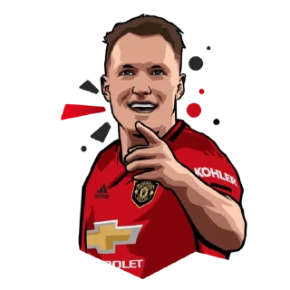 🥴 emoji Manchester United official stickers Telegram sticker 12 of 91