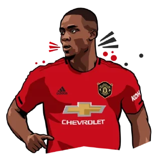 🤔 emoji Manchester United official stickers Telegram sticker 10 of 91
