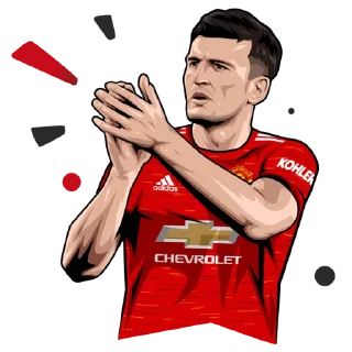 👏 emoji Manchester United official stickers Telegram sticker 16 of 91
